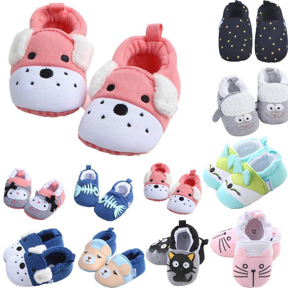 Baby Kids Soft Cartoon Shoes Toddler Anti-slip Boots Slipper Socks prewalker