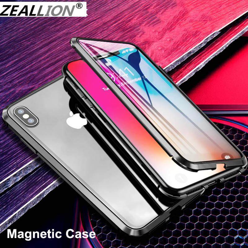 Giá Zeallion Cho Iphone 11 Pro XS Max 2 Mặt Kính Từ Hấp Phụ Rõ Ràng Kính Cường Lực 360 Bảo Vệ Toàn Diện Điện Thoại trường Hợp