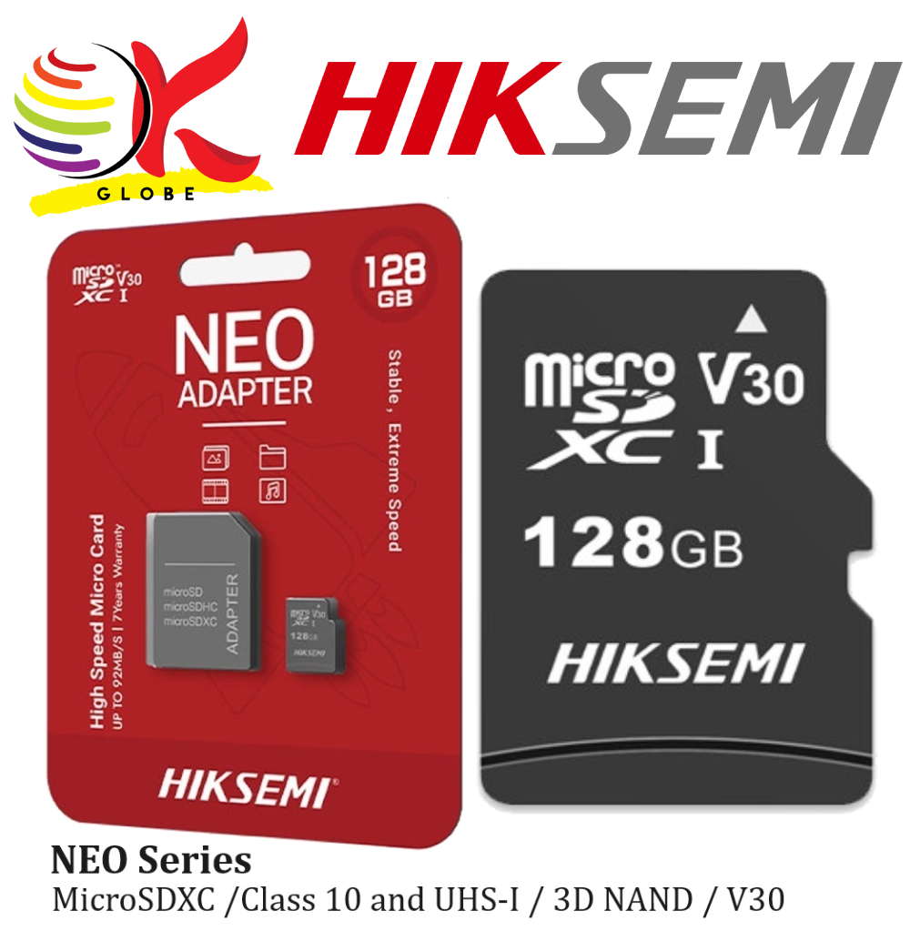 HIKSEMI NEO SERIES MICRSDHC MEMORY CARD WITH ADAPTER UHS CLASS 10 HIKSEMI NEO SERIES MICRSDHC MEMORY CARD WITH ADAPTER UHS CLASS 10