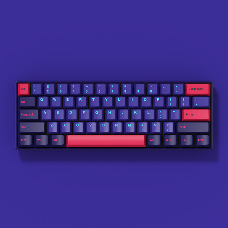 AKKO NEON Keycaps Double-shot 157 Keys Cherry Profile PBT Material ...