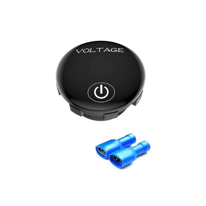 Car Motorcycle DC 5V-48V LED Panel Digital Voltage Meter  Battery Capacity Display Voltmeter with Touch ON OFF Switch