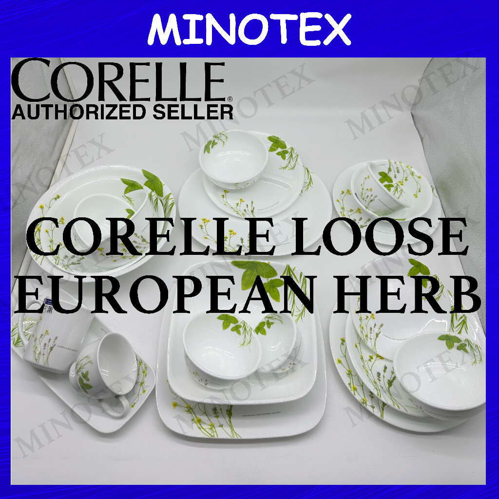Corelle Loose European Herbs (Dinner Plate/ Luncheon Plate