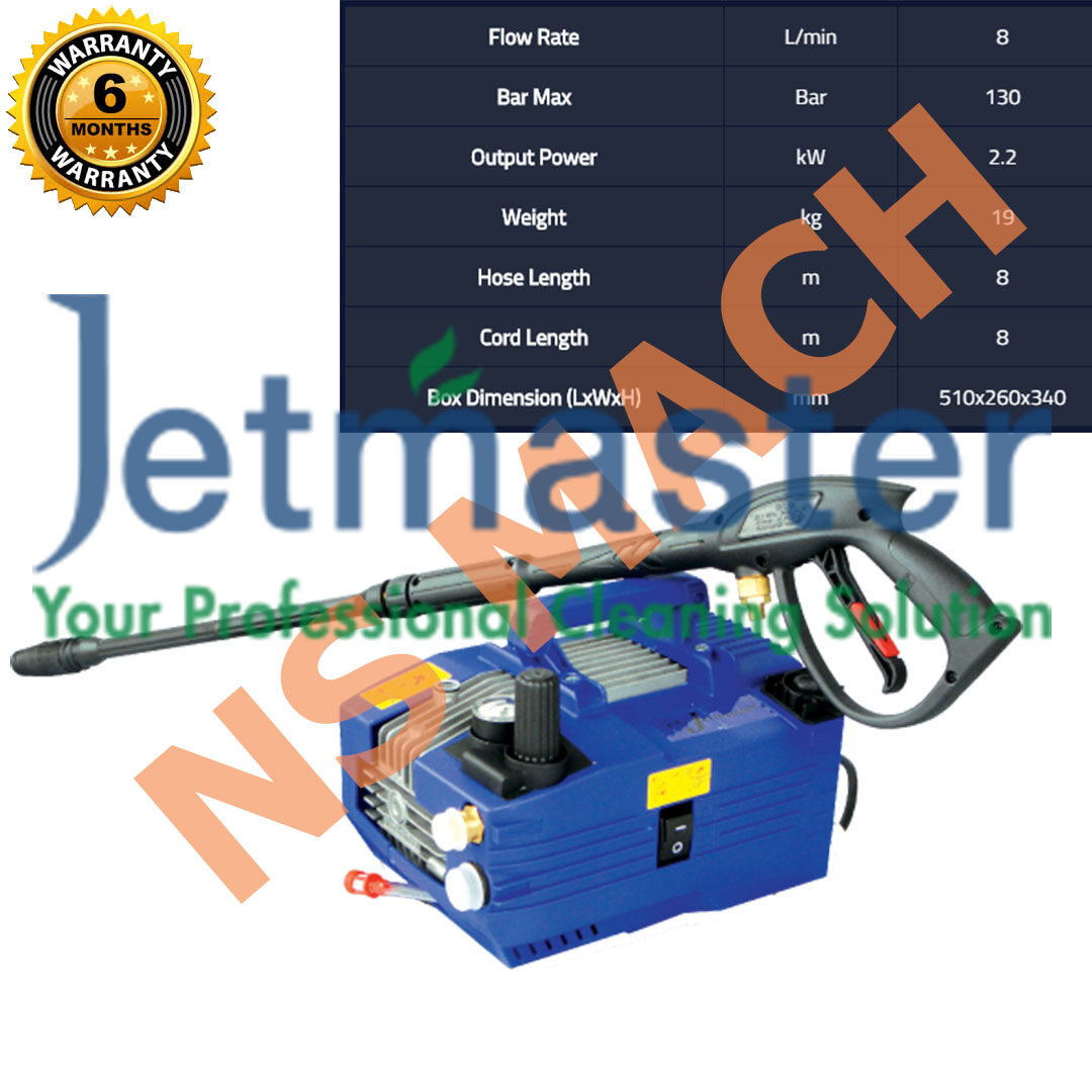 Jetmaster JM VIP8.130 High Pressure Cleaner Lazada