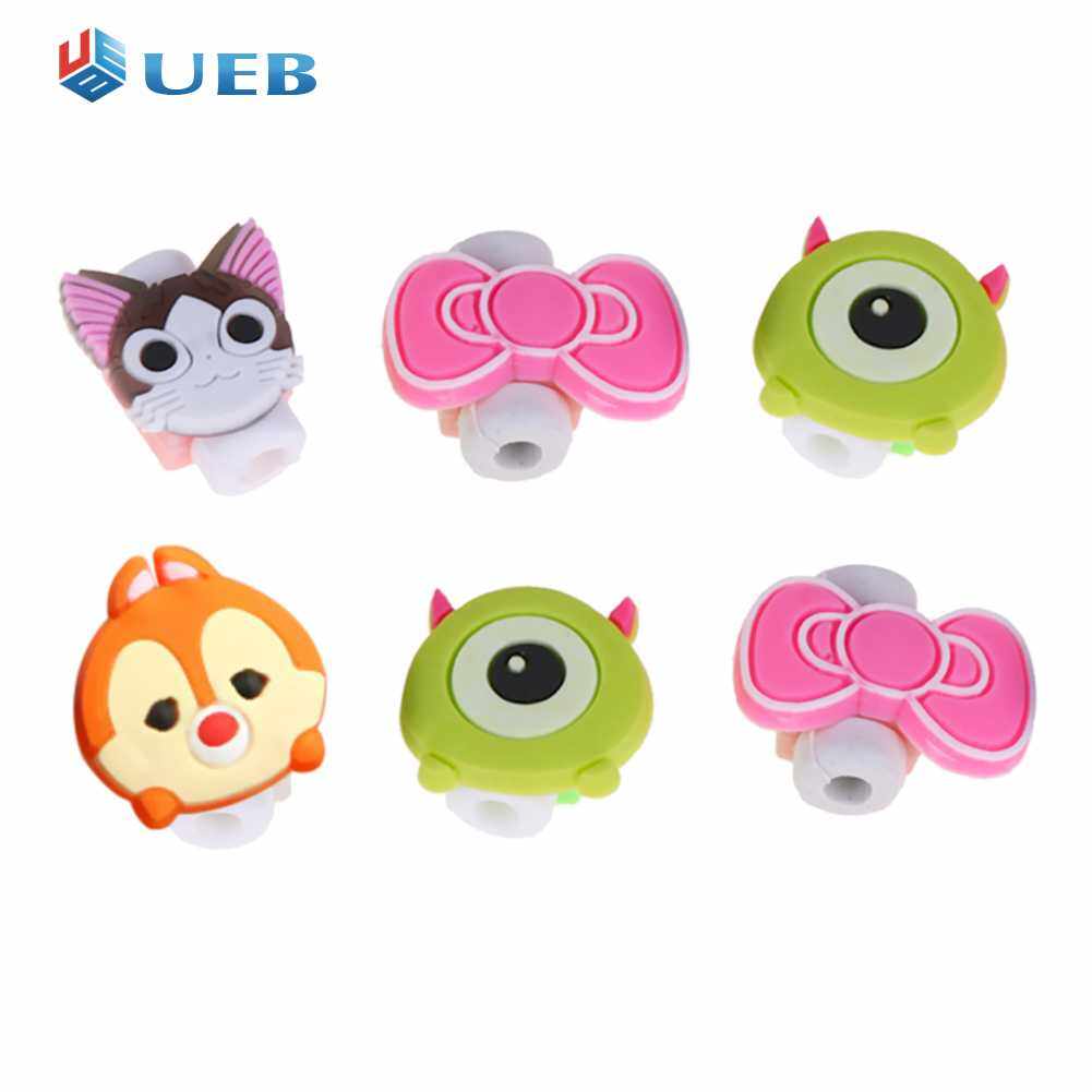 Cartoon Cable Protector Data Line Protective Cover Charging Cable Winder