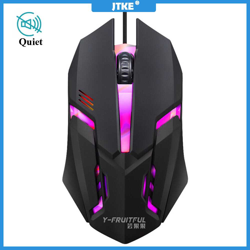 Chuột Chơi Game Có Dây Công Thái Học Chuột Không Ồn Cho Game Thủ Máy Tính