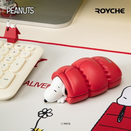 Chuột không dây Bluetooth hình snoopy đậu phộng
