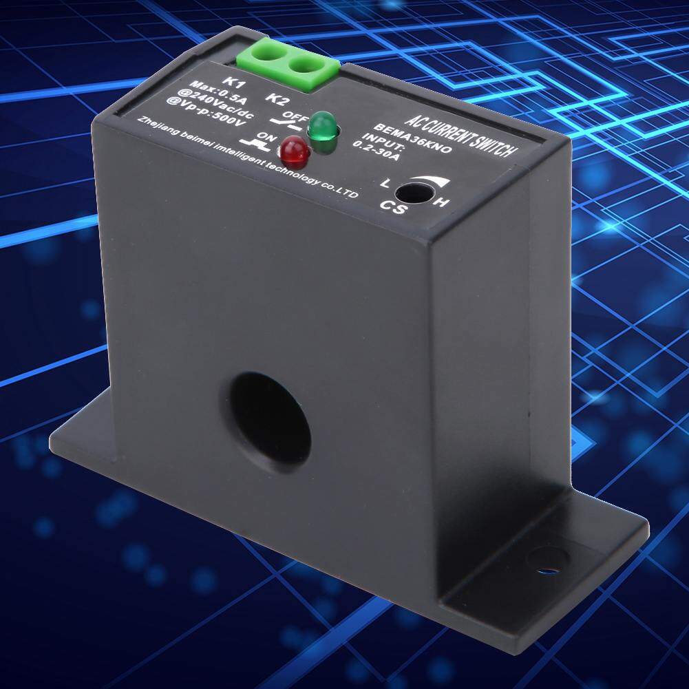 lzlzo Công Tắc Cảm Biến Dòng Điện Xoay Chiều Có Thể Điều Chỉnh 0.2 ~ 30A Cảm Biến Tự Cấp Nguồn Thường Tắt Công Tắc Cảm Biến