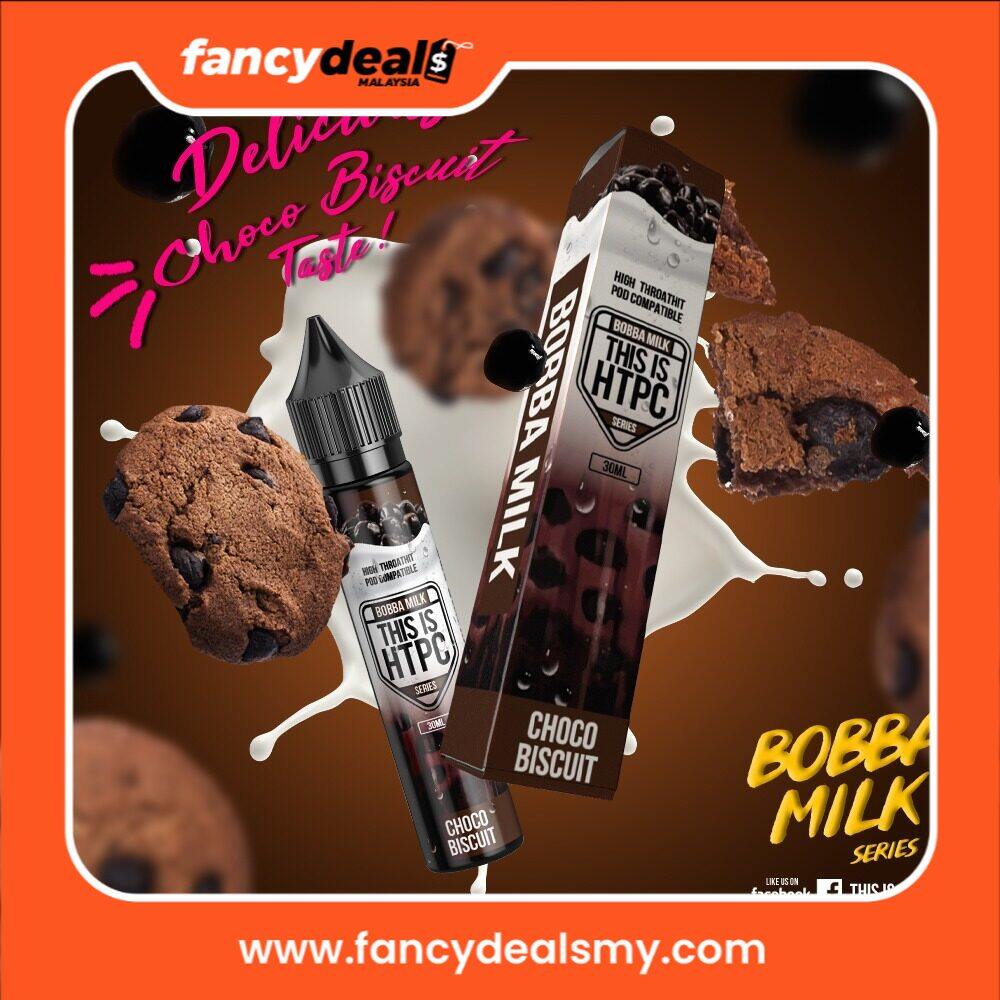 ( HTPC ) This is HTPC Bobba Milk 30ML New Series ( Original / Keladi