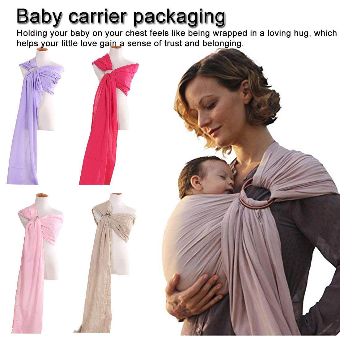 how to wrap a baby on your chest