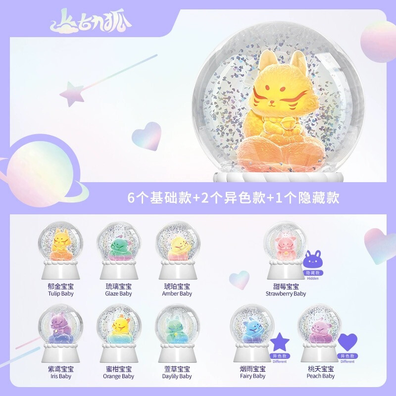 🌻(ReadyStock现货) 上古九狐二代盲盒寻找祥瑞天狐新款九尾狐
