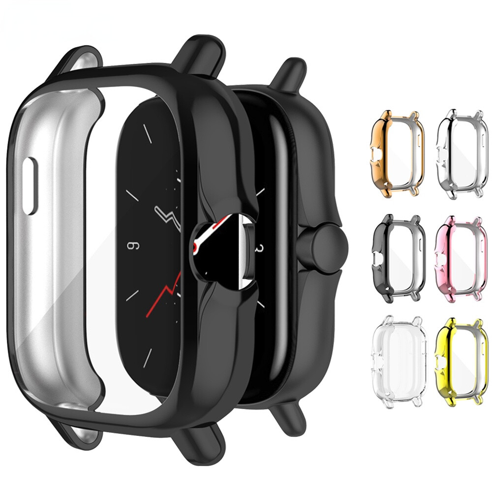 For Huami Amazfit Gts 2 2e GTS2 TPU Watch Case Cover Smart Bracelet Protective Frame Shell Replacement Shockproof Clear Cases