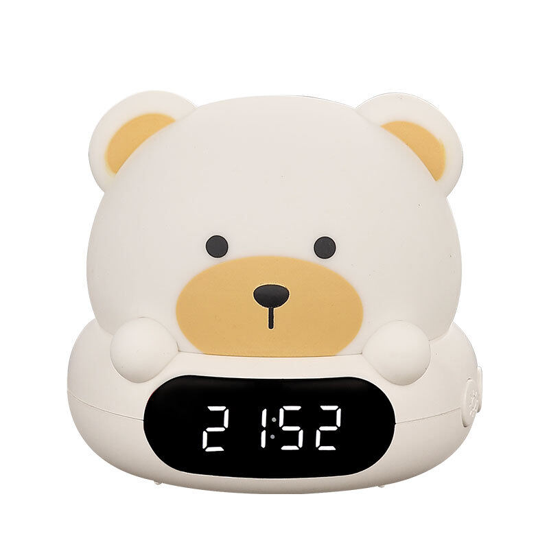 YONUO Hug time lamp plug-in charging remote control clock night light, bedroom bedside feeding lamp, sleep night