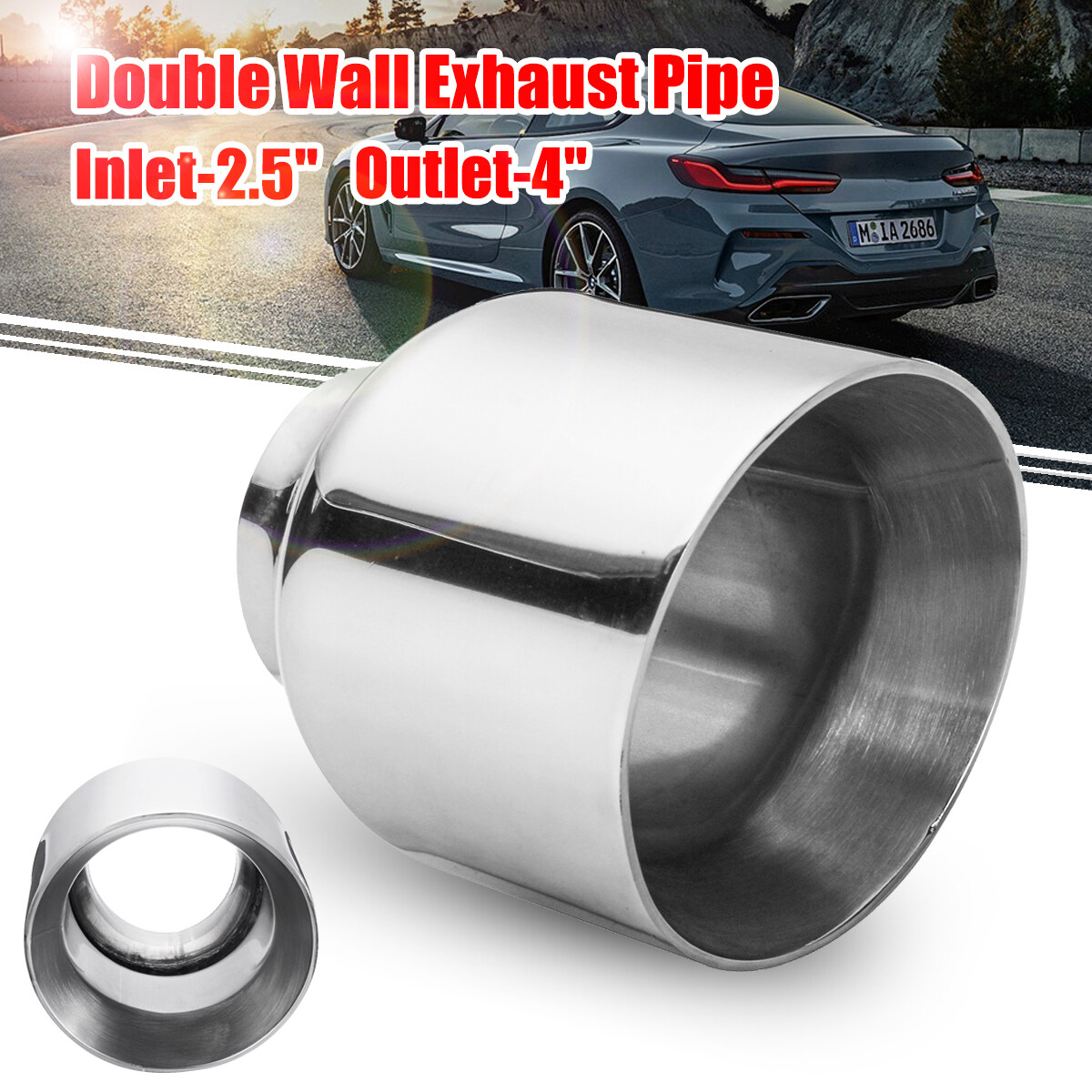 exhaust tips 2.5 inlet 2.5 outlet