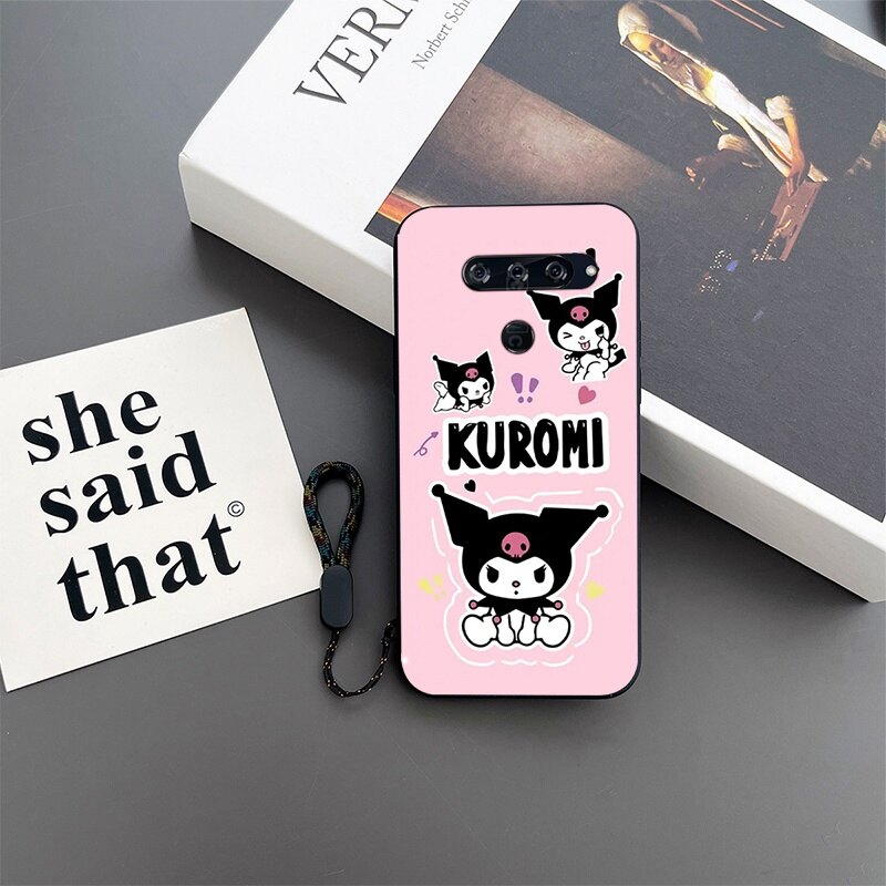 Lg v40 thinq v40 casing cute kuromi protective phone case