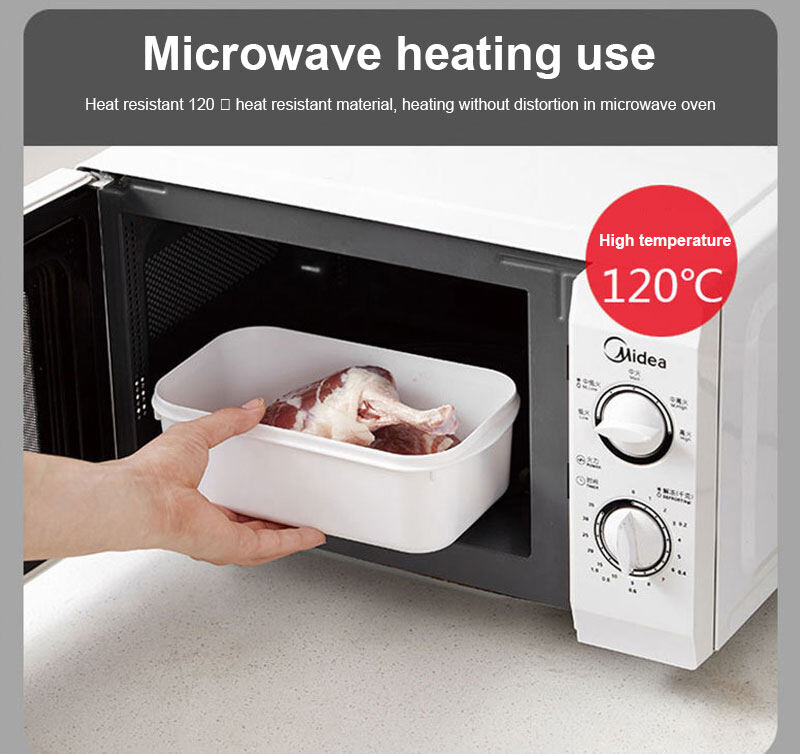 Simple Food Storage Container Plastic Kitchen Refrigerator Box Fresh-keeping Storage Box Kitchen Organizer Gadget 350/700/800/1600ML