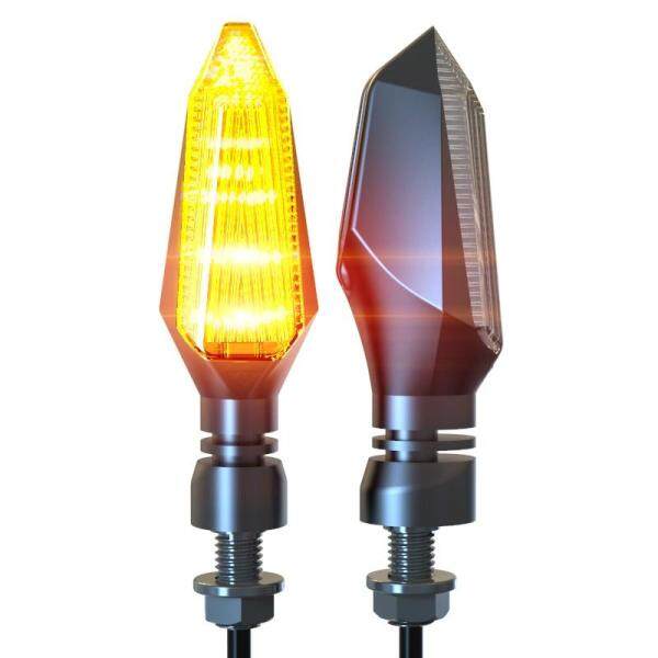 Đèn LED Xi Nhan Xe Máy Đèn Màu Hổ Phách Đèn Chỉ Báo Tín Hiệu Trái Phải Đèn Nháy Thông Dụng Cho Honda Kawasaki Ktm