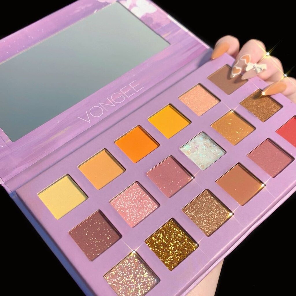 ins super hot 18color eyeshadow palette/pearl matte sequin eyeshadow