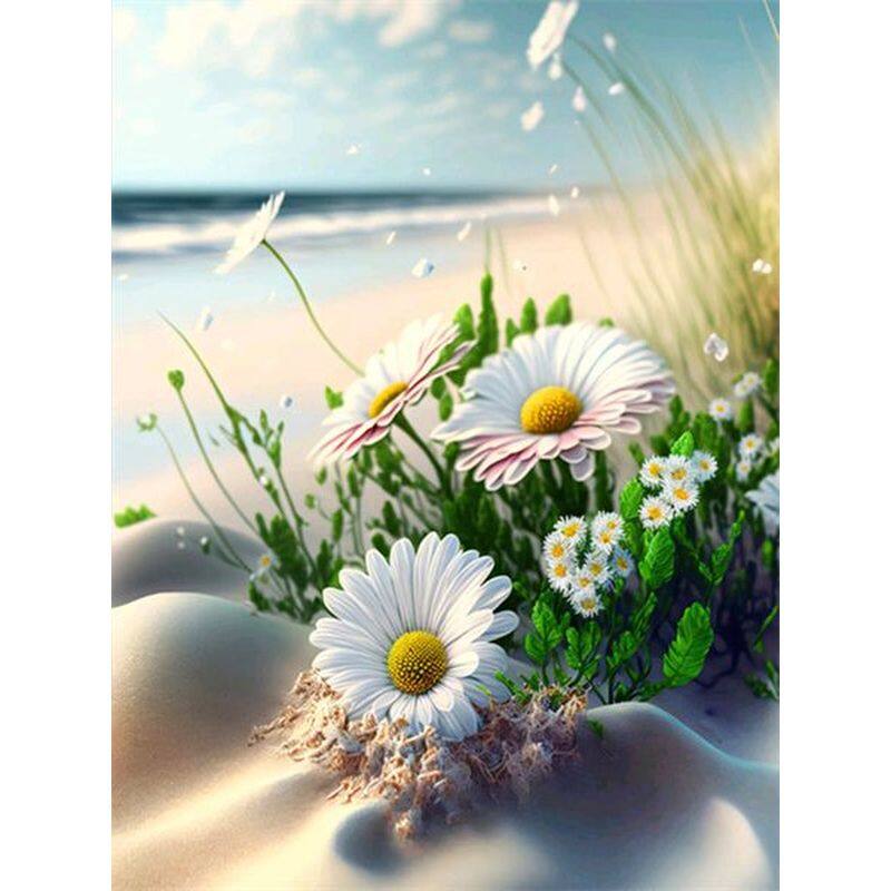 SDOYUNO Decorative Painting By Numbers Handmade Picture Drawing Flowers Picture Craft Kits For Adults