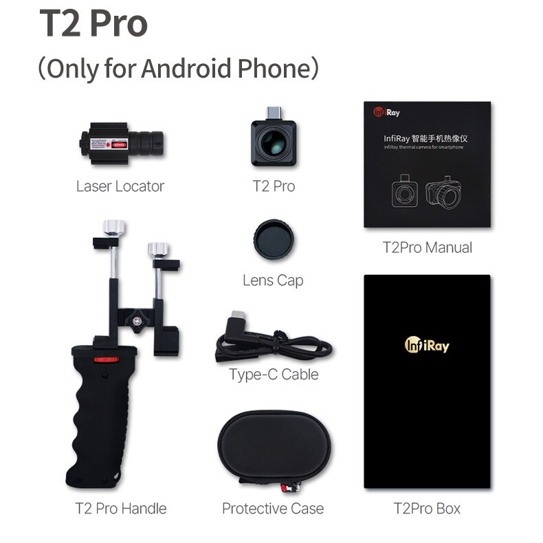INFIRAY T2 PRO Thermal Imager สำหรับล่าสัตว์ค้นหากลางแจ้ง1492M 256X192 ...