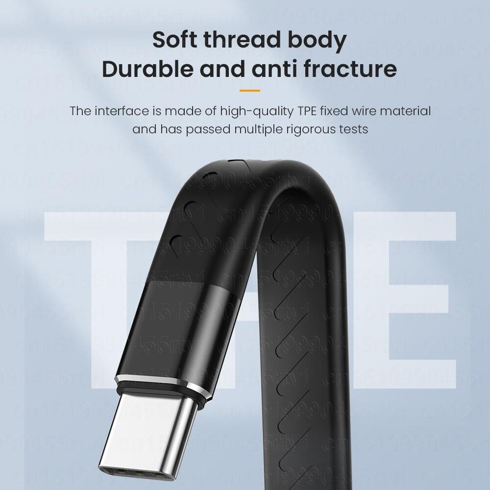 USB Type C To USB C 3.1 Gen2 10Gbps Data Cable For MacBook Pro USB C PD 60W 3A QC3.0 Fast Charge Video SSD Short USB Cord Wire