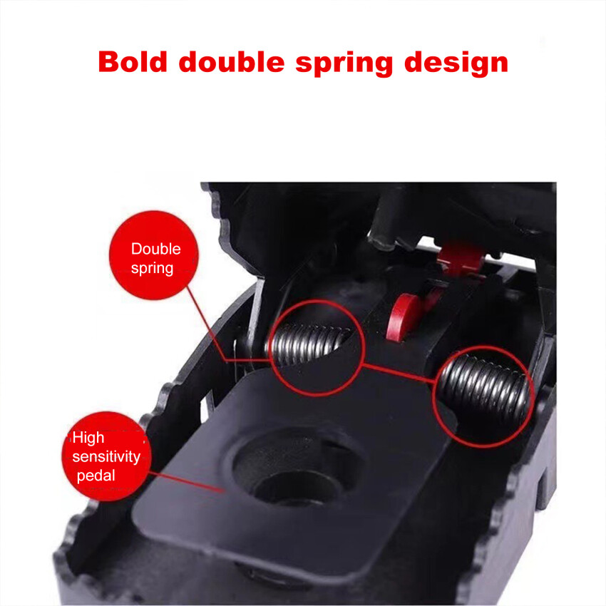 2 PCS Mechanical Mousetrap Mice Clip Automatic Mini Household Mechanical Mouse Trap Rat Killer for Garden Home Warehouse Restaurant