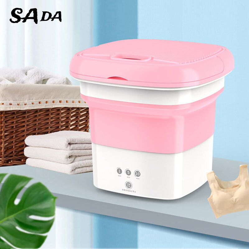 SADA Folding Washing Machine Underwear Special Mini Washing Machine