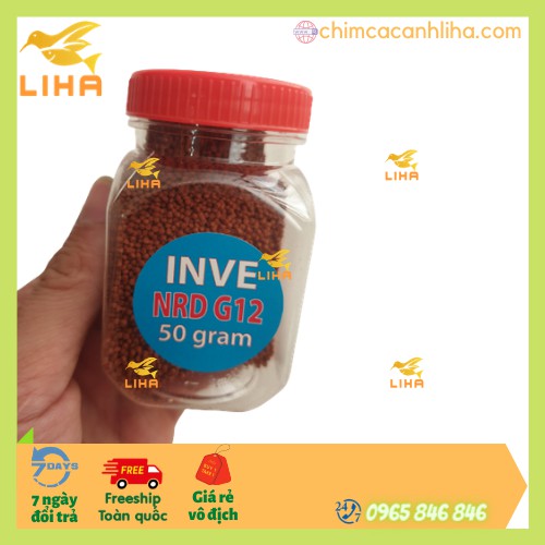 Cám Thái Inve NRD G12 50gr - Thức Ăn Cho Cá Cảnh