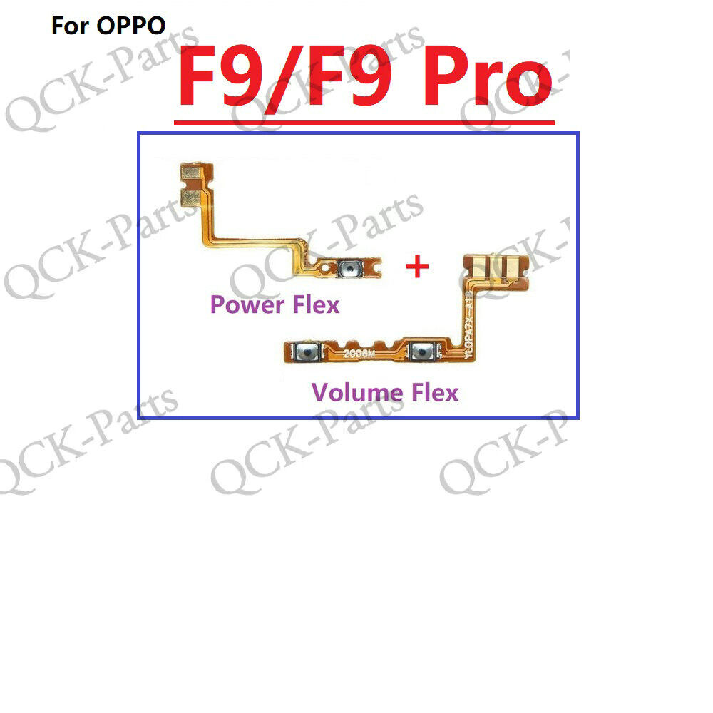 Cho Oppo F9 Pro Power On/Off nút công tắc bên khối lượng lên xuống nút Cáp thay thế linh hoạt