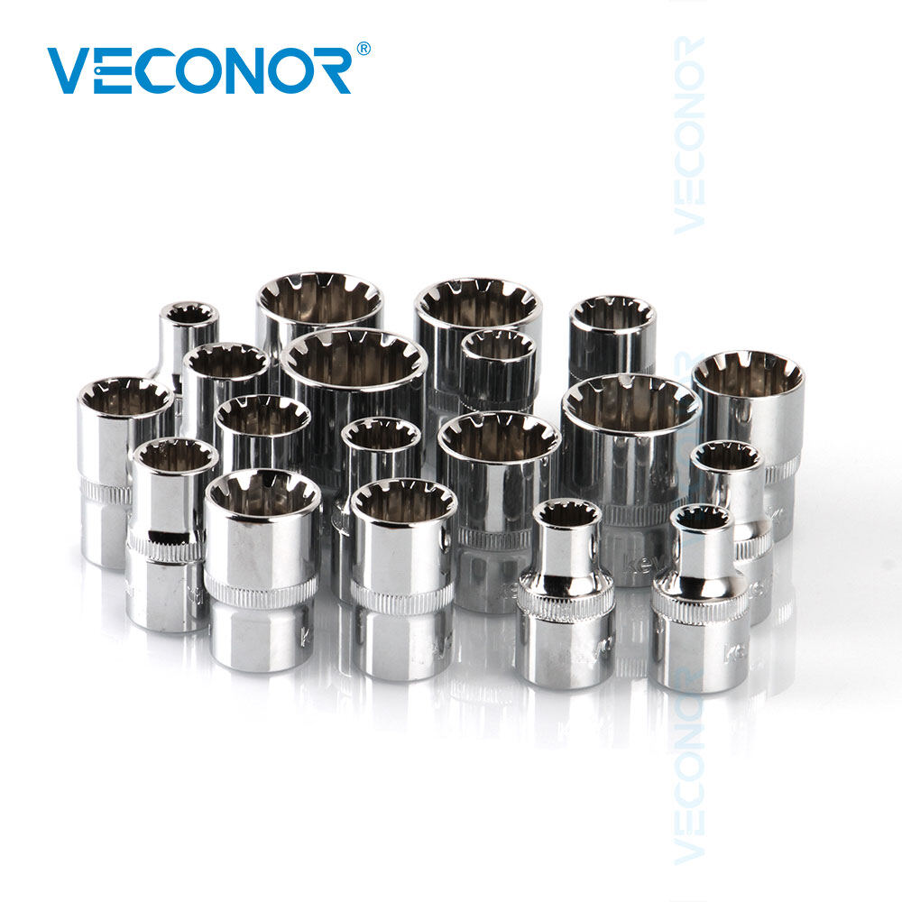 3/8" Square Drive 12pt Socket Bit Ratchet Wrench Socket Power Tool Accessories 6 To 24mm