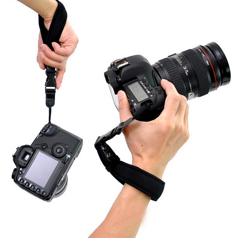 Mạch Kỹ Thuật Số💕Tay Cầm Máy Ảnh Cho Canon EOS Nikon Sony Olympus SLR/DSLR Dây Đeo Cổ Tay Bằng Vải
