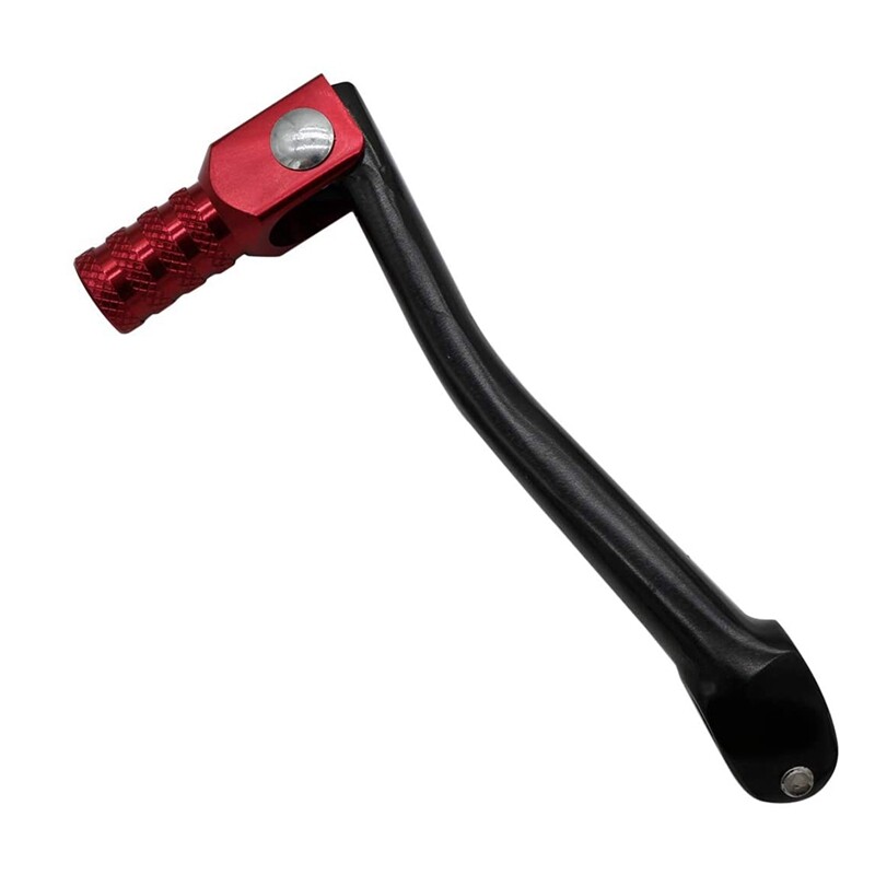 Aluminum Folding Gear Shift Lever for TGR 250 Off-Road Vehicle Motorcycle Modification Accessories (Red and Black)