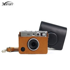 Túi Máy Ảnh Tương Thích Với Instax Mini Evo Hoài Cổ Bằng Da Pu Chụp Ảnh Kỹ Thuật Số Túi Máy Ảnh Với Dây Đeo Vai