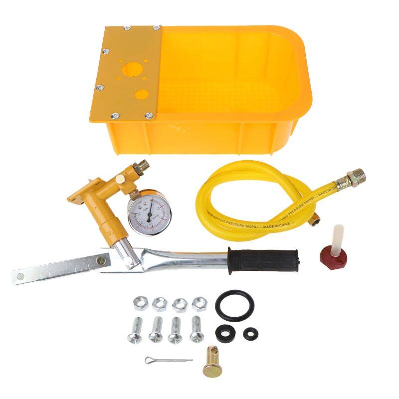 Water Pressure Tester Pump 2.5MPa Pipeline Tester 25KG Manual Hydraulic