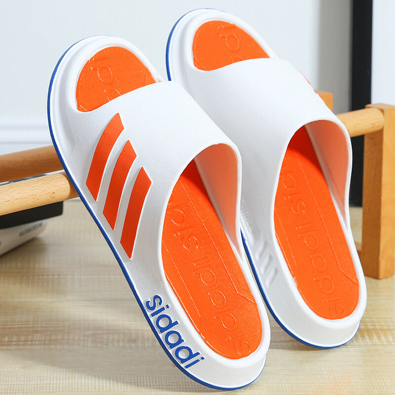 LAL Slippers men's outerwear thick-soled men's slippers with a bow tie sandals men's outerwear flat slippers men