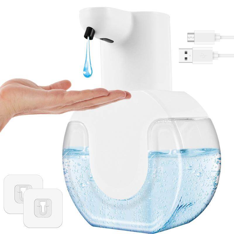 Cảm Biến hộp đựng xà phòng máy xịt xà phòng tự động hộp đựng xà phòng 14.78Oz Cảm Biến hộp đựng xà phòng xà phòng cảm ứng Bọt Dispenser Có Thể Sạc Lại bình xịt xà phòng rửa tay hộp đựng xà phòng máy xịt xà phòng tự động hộp đựng xà phòng