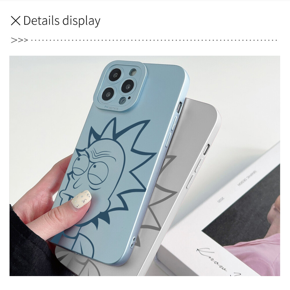 Hontinga Casing Case For Xiaomi Redmi Note 9S Note 9 Pro Note9 Note 8 Pro Note 7 Pro Case New Square Soft Silicone Case Cartoon Crazy Scientist Genius Grandpa Full Cover Camera Protectior Shockproof Rubber Cases Back Cover Phone Casing Softcase
