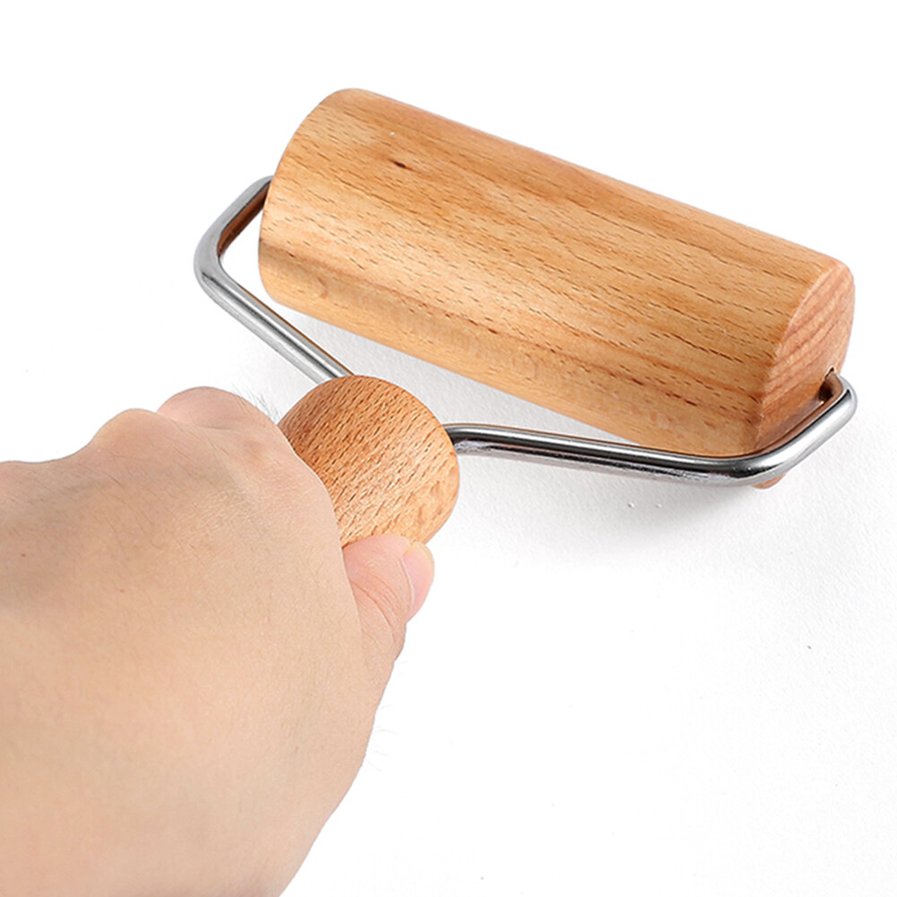 Terylin Wooden Rolling Pin Push Dough Roller Fondant Cookie Pizza Kitchen Baking Tool