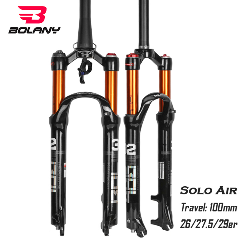 BOLANY MTB Bike Fork Solo Air Bicycle 