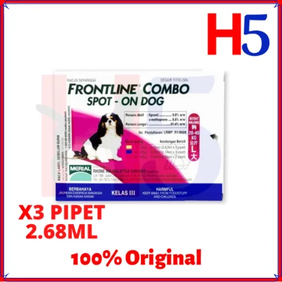 FRONTLINE Combo Spot On for Large Dog (20KG to 40KG) (2.68ml x 3 pipet)