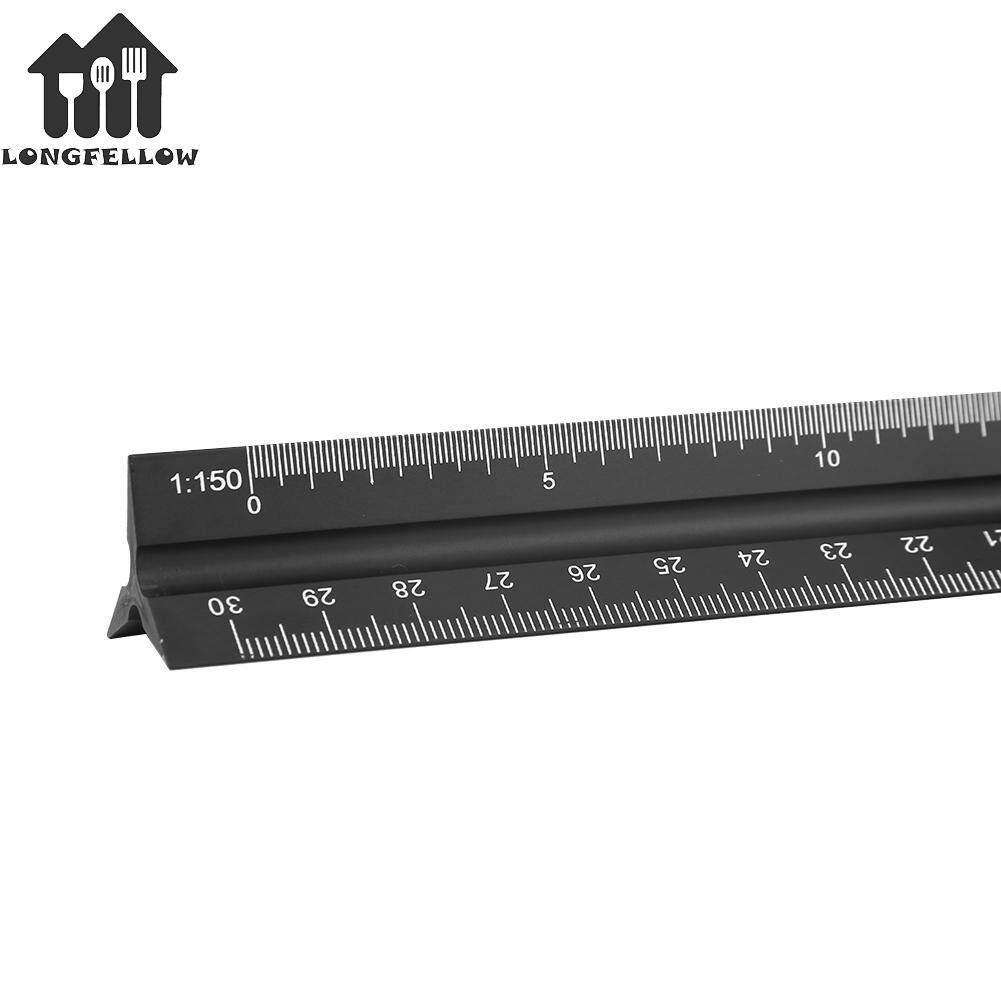 St@llion 2 Piece Set Stainless Steel Rule Metric Rulers Kit for Engineering Teaching 12 and 6