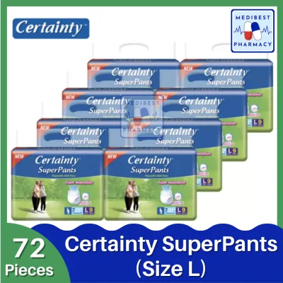 Certainty SuperPants - L72 [PER CARTON] | Disposable Adult Diaper