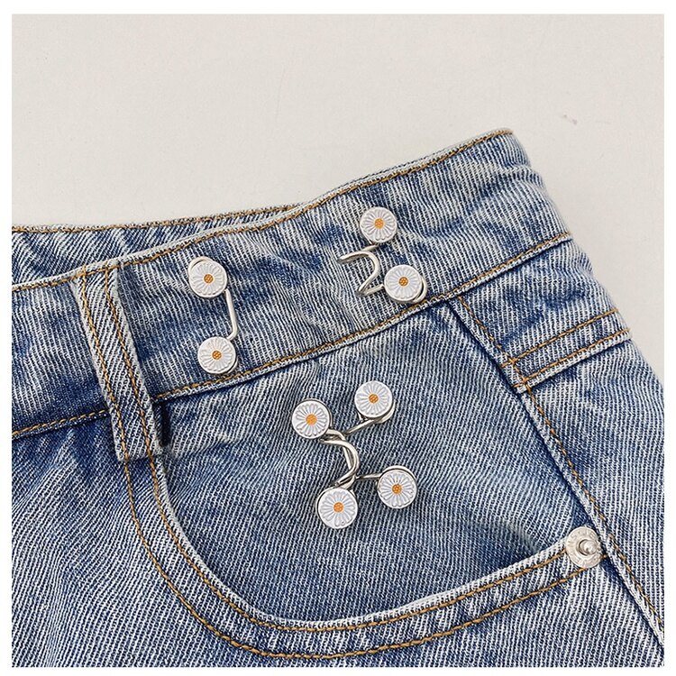 Alloy Belt Buckle with Artificial Pearls