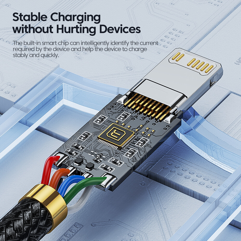 Toocki Cáp PD 20W USB C Sang Lightning Cáp USB Type C Sạc Nhanh Dây Dữ Liệu Cho iPhone 14 13 12 11 Pro Xs Max iPad Macbook