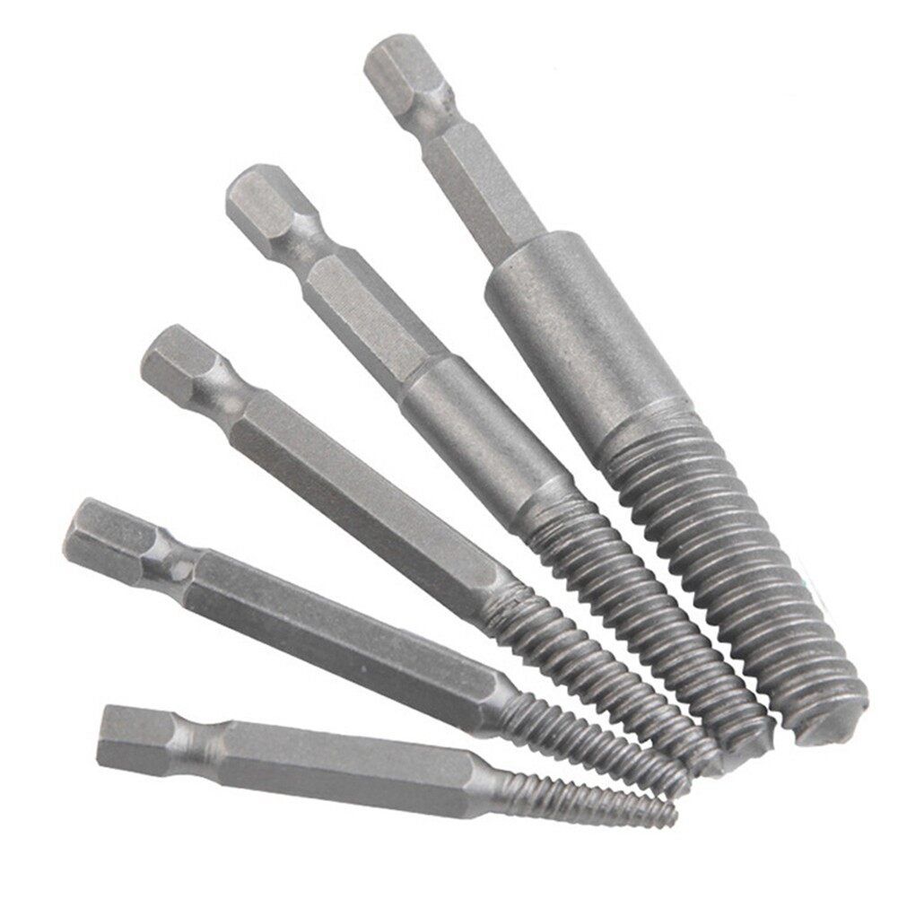 Toolstar Screw Extractor Center Drill Bits Guide Set Broken Damaged Bolt Remover Removal