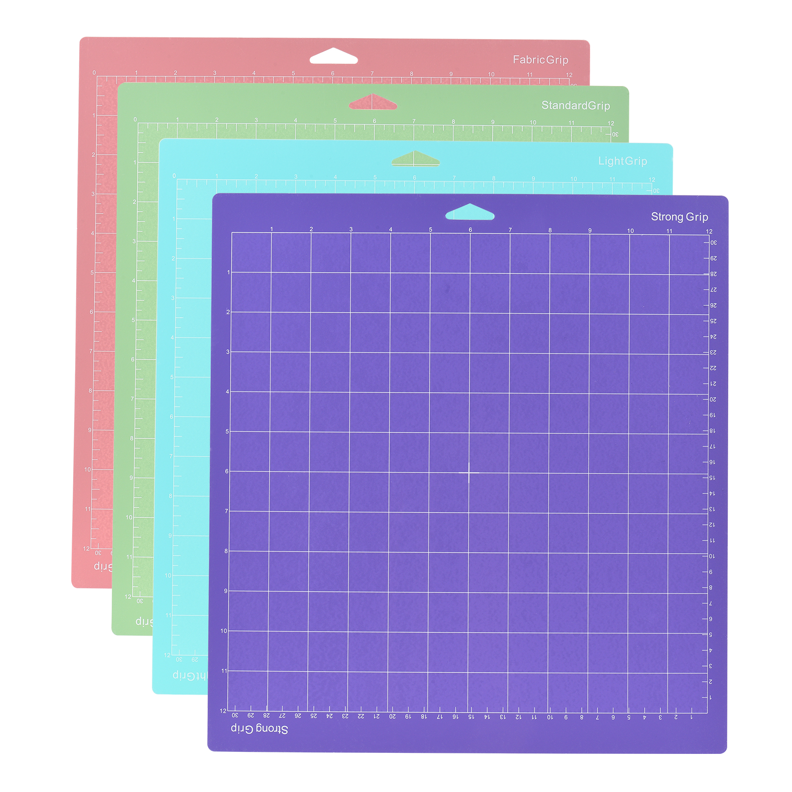 3PCS 12*12 In-ch Replacement Cutting Mat Adhesive Non-Slip Gridded Cutting Mats Compatible with Silhouette Cameo Cricut Cutting Machine Explore Plotter Machine
