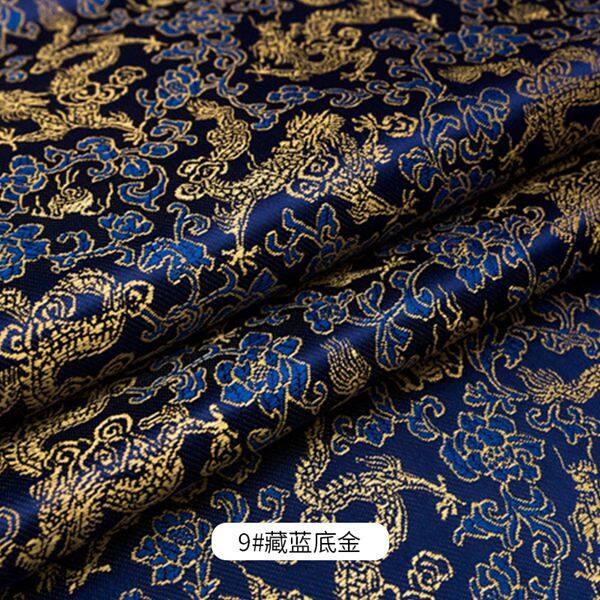 Chinese Style Brocade Jacquard Satin Fabric For Cheongsam Kimono And Bag Patchwork Needlework Material Various Colors 45x90cm
