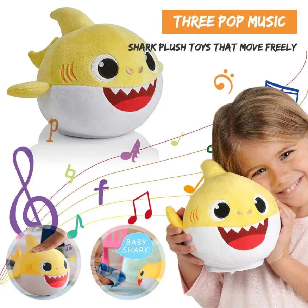 pinkfong baby shark official dancing doll