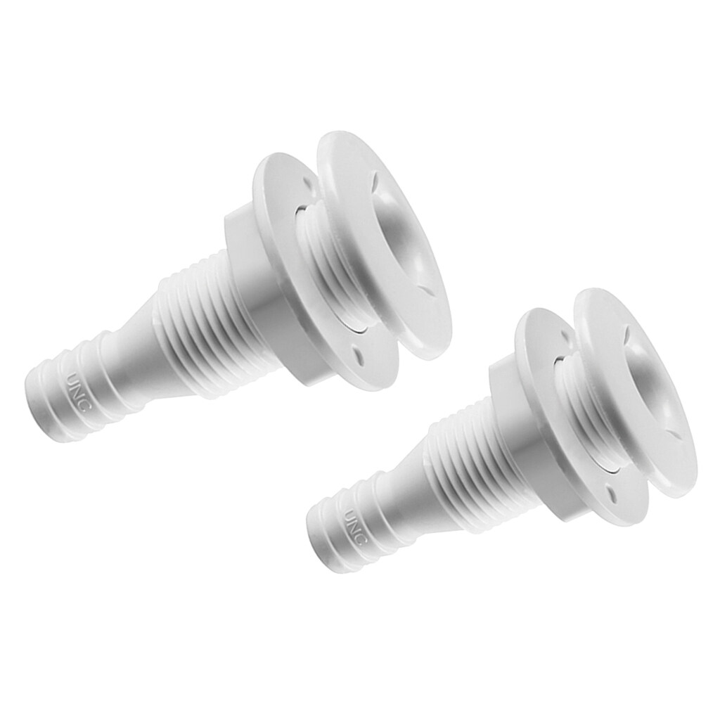 Daywolf 2pcs Marine Boat Thru Hull Fittings/Drain Plug for Hose (3/4 ...