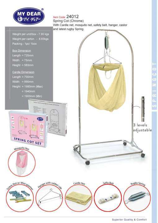 spring cradle with stand