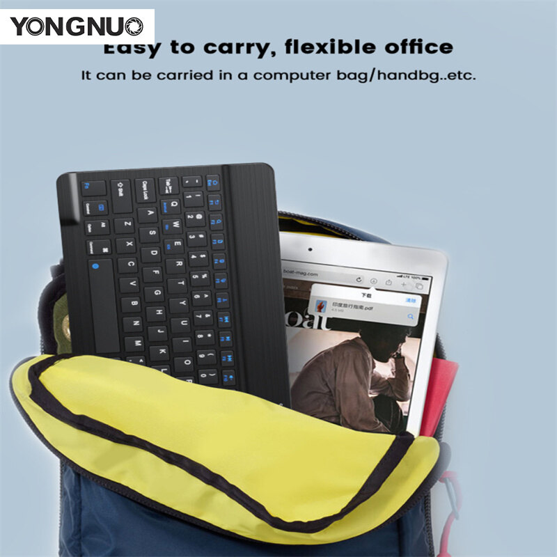 Bộ Chuột Bàn Phím Mini Không Dây Tương Thích Bluetooth Có Thể Sạc Lại Tương Thích Cho Android Ios Windows